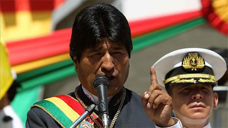 evo morales pide accion contra matanza en gaza